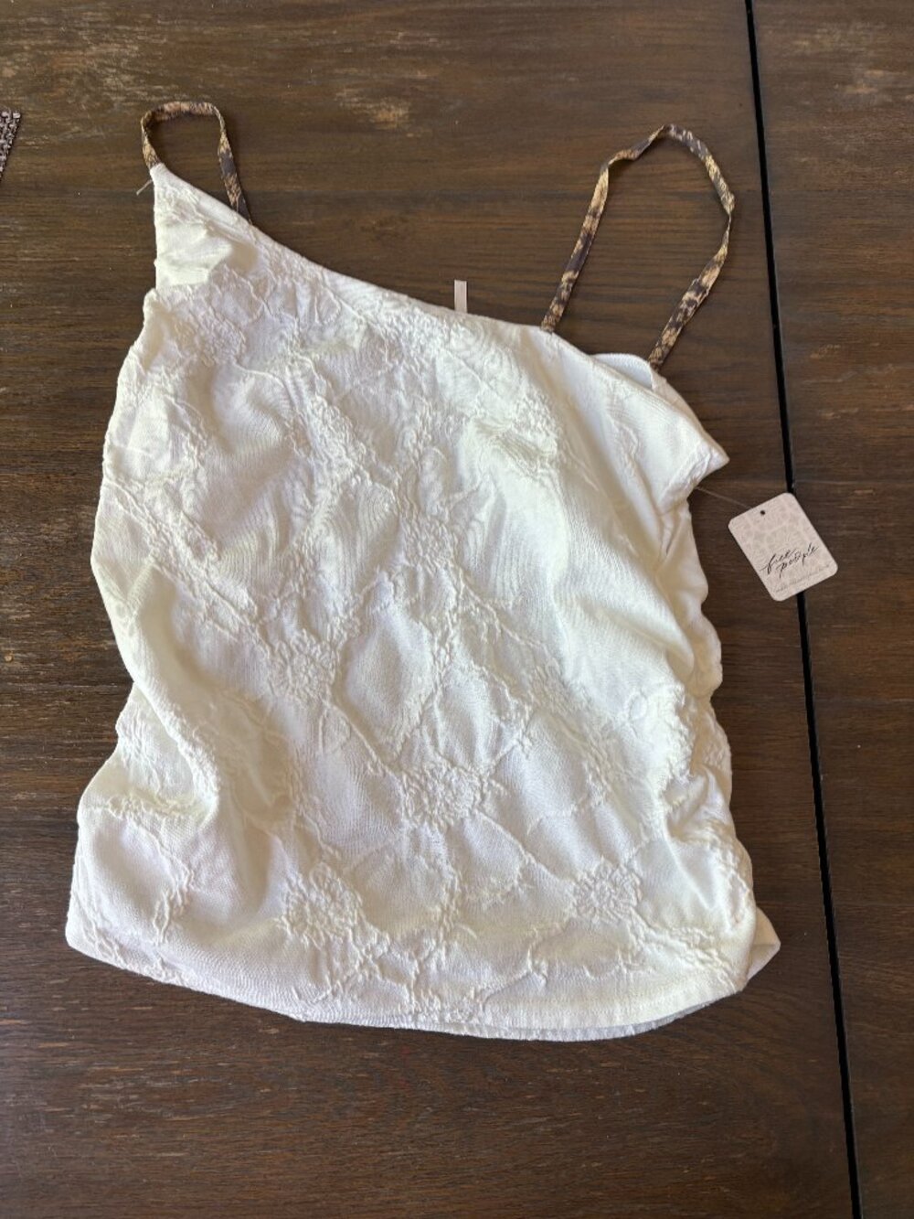 Free People Asymmetrical White Tank - NWT